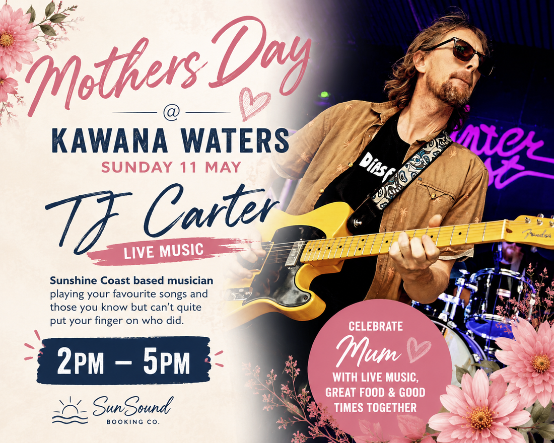 TJ Carter Brings the Perfect Mother’s Day Soundtrack to Kawana Waters Hotel